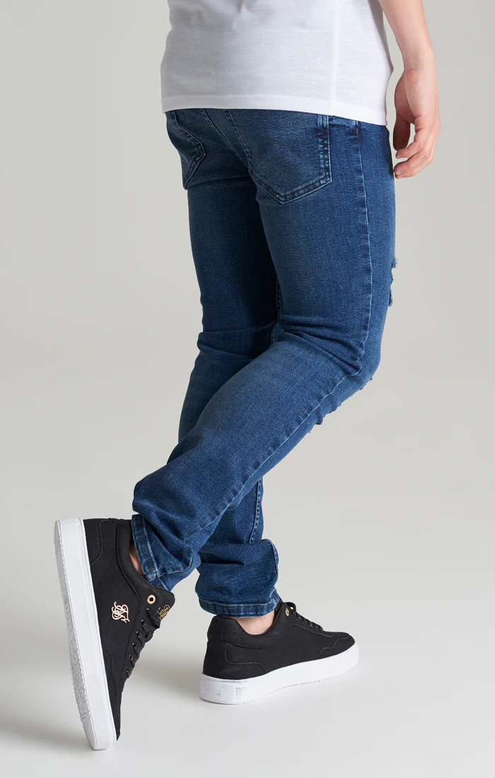 Boys Midstone Distressed Slim Denim Jean - Image 4