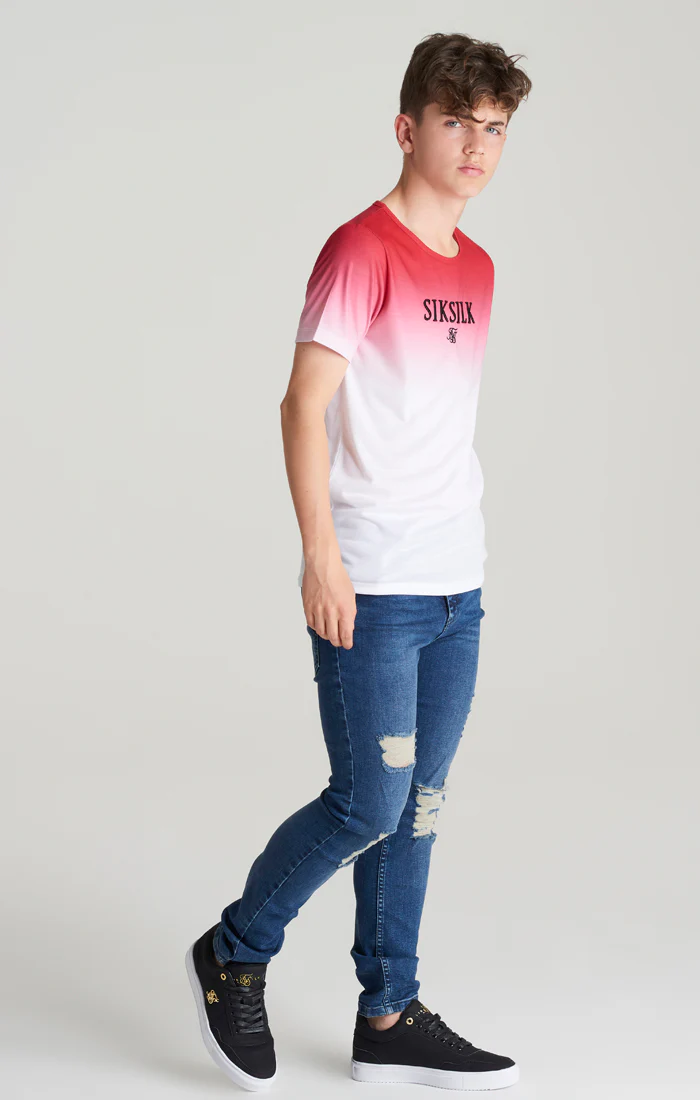 Boys Midstone Distressed Slim Denim Jean - Image 6