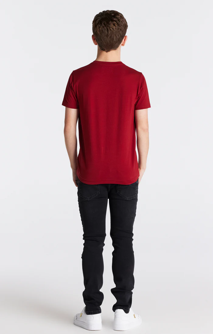 Boys Black Distressed Slim Denim Jean - Image 5