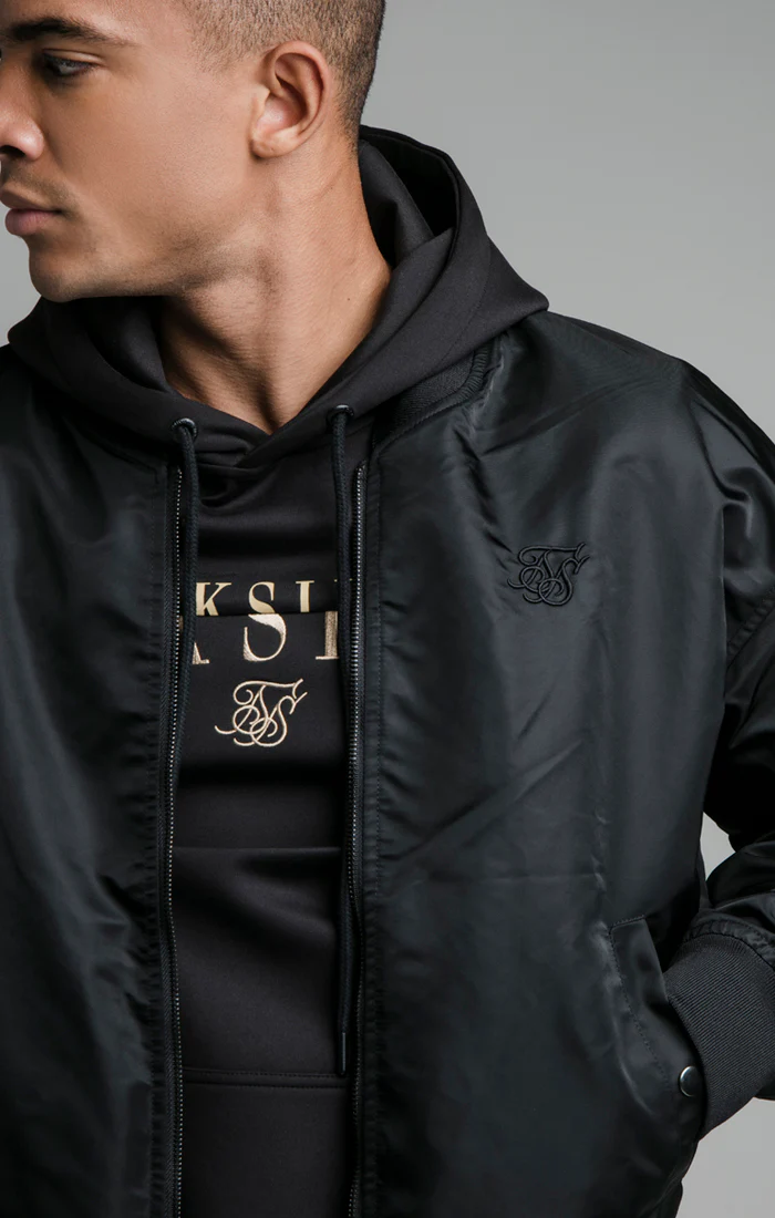 Black Bomber Jacket