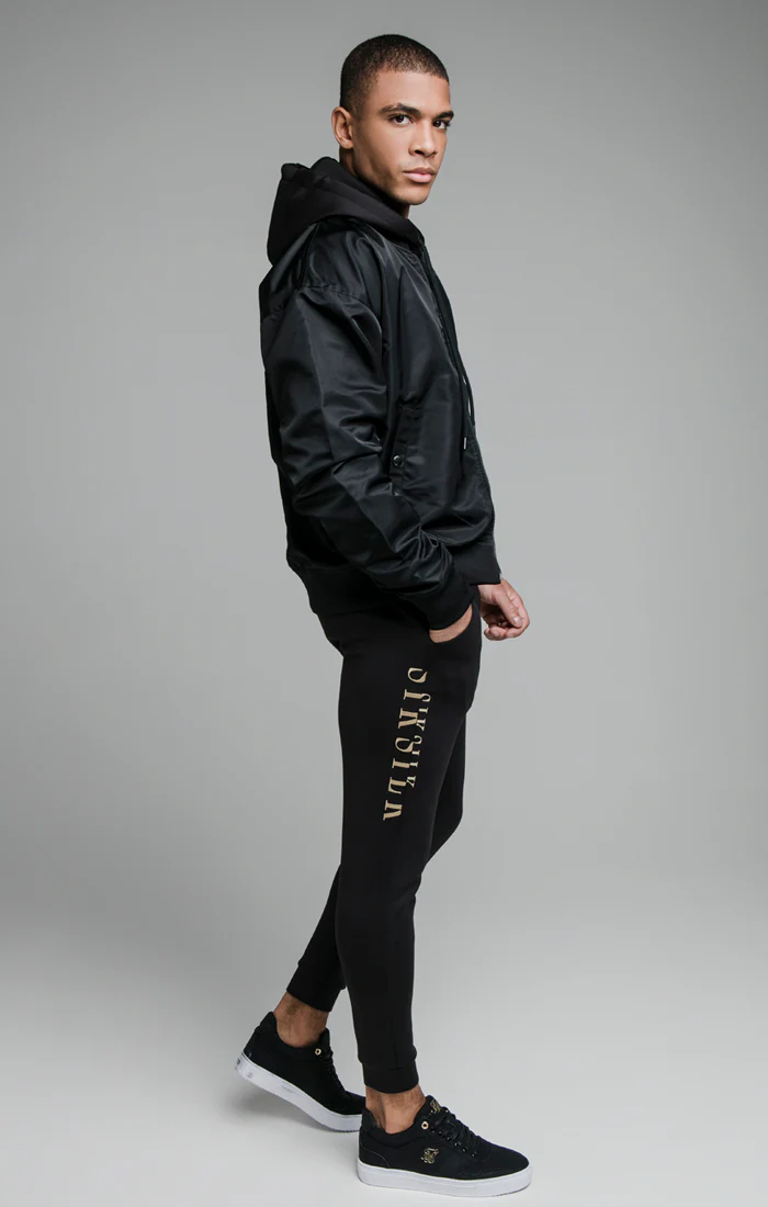 Black Bomber Jacket - Image 5