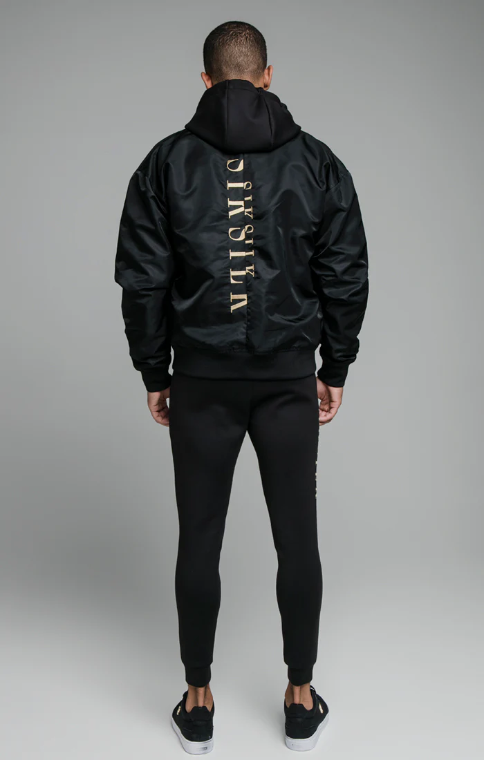 Black Bomber Jacket - Image 7