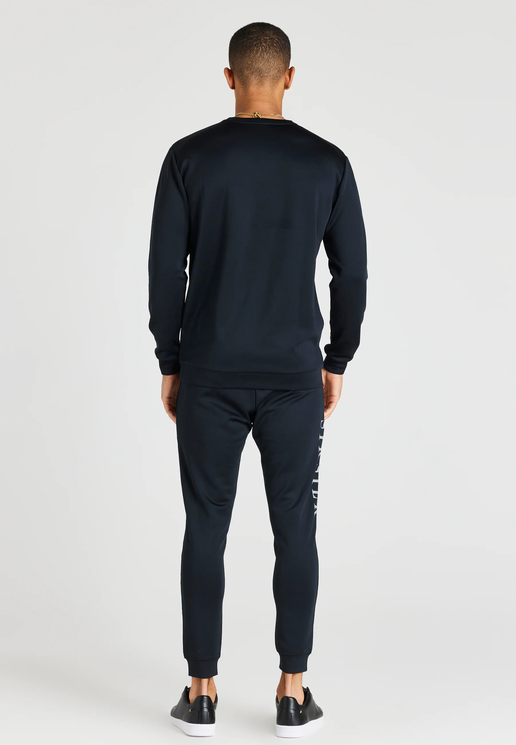 Black Reflective Crew Neck Sweatshirt - Image 4
