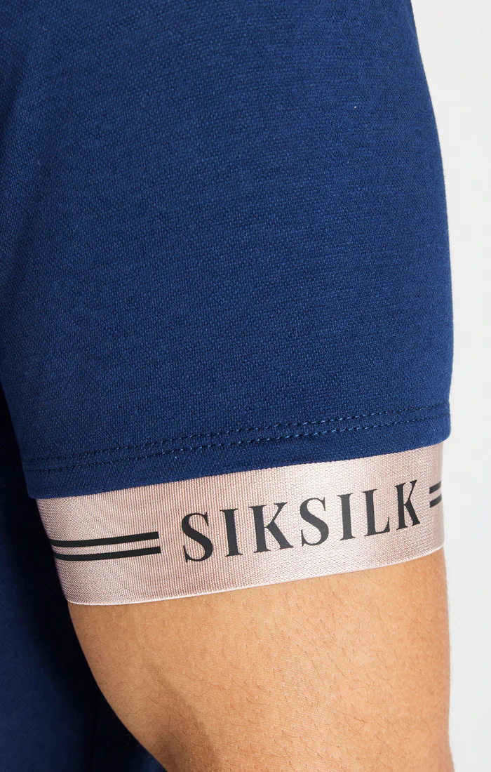 SikSilk Division Tech Polo - Navy - Image 3
