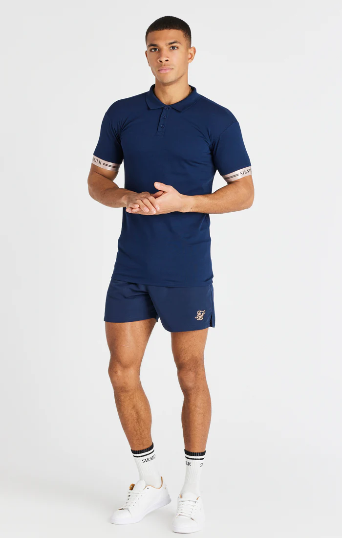 SikSilk Division Tech Polo - Navy - Image 4