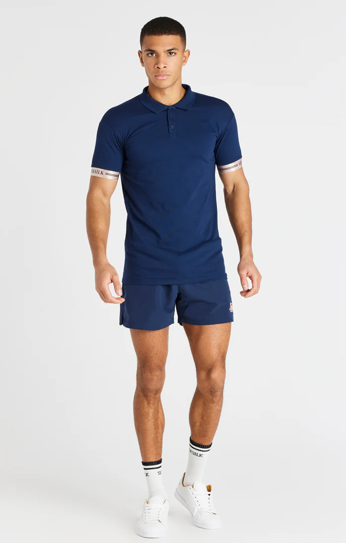SikSilk Division Tech Polo - Navy - Image 5