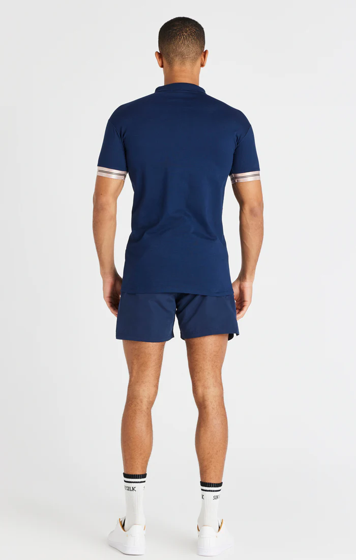 SikSilk Division Tech Polo - Navy - Image 6