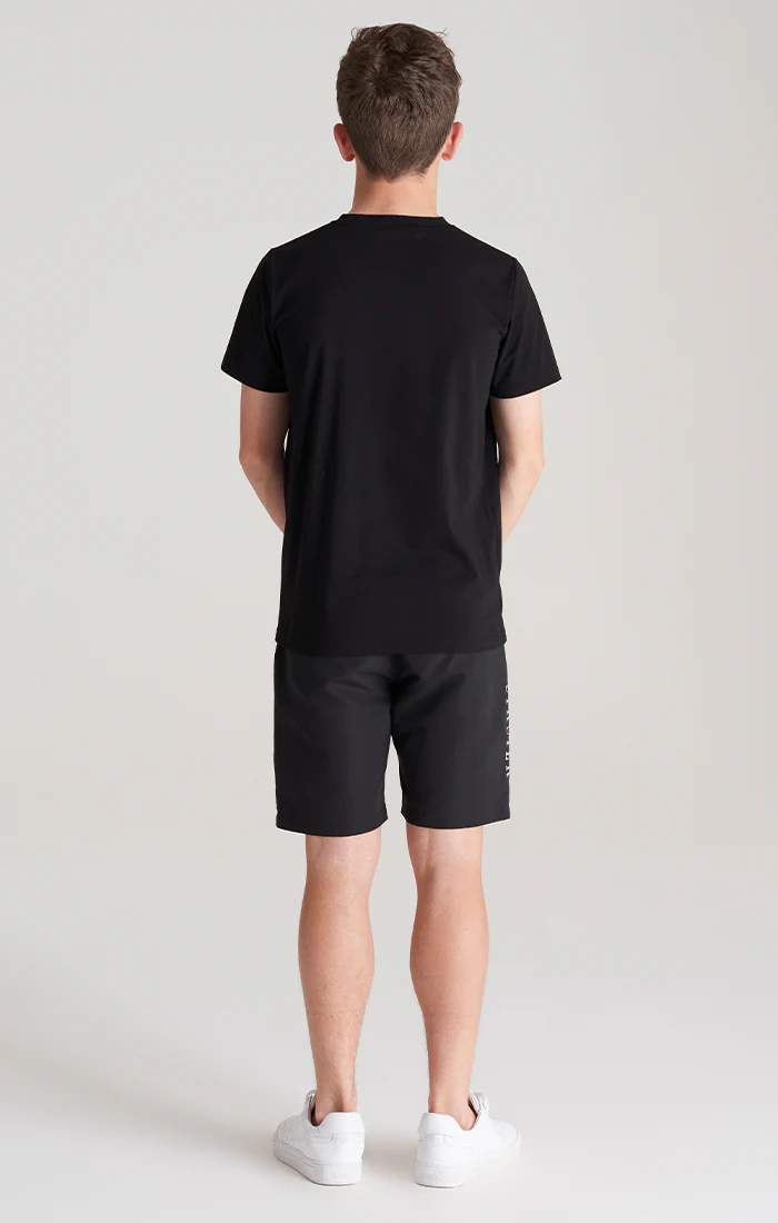 Boys Black Logo T-Shirt - Image 3