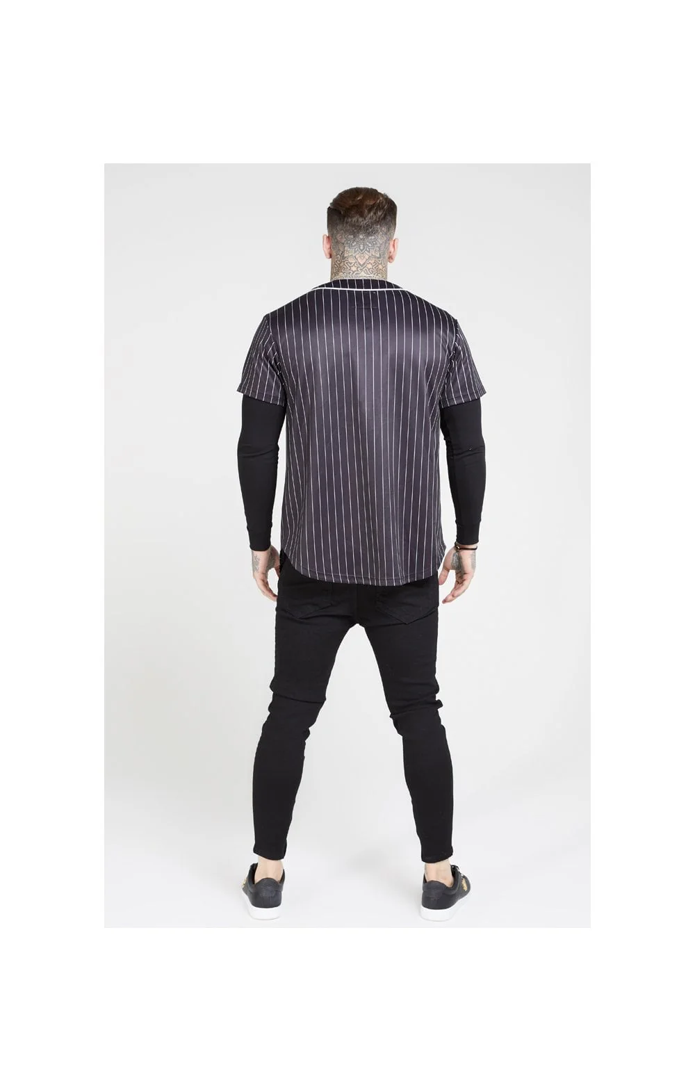 SikSilk Drop Crotch Jeans – Black - Image 5
