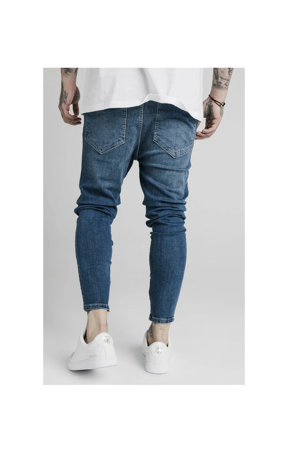 Blue Essential Drop Crotch Jean - Image 5