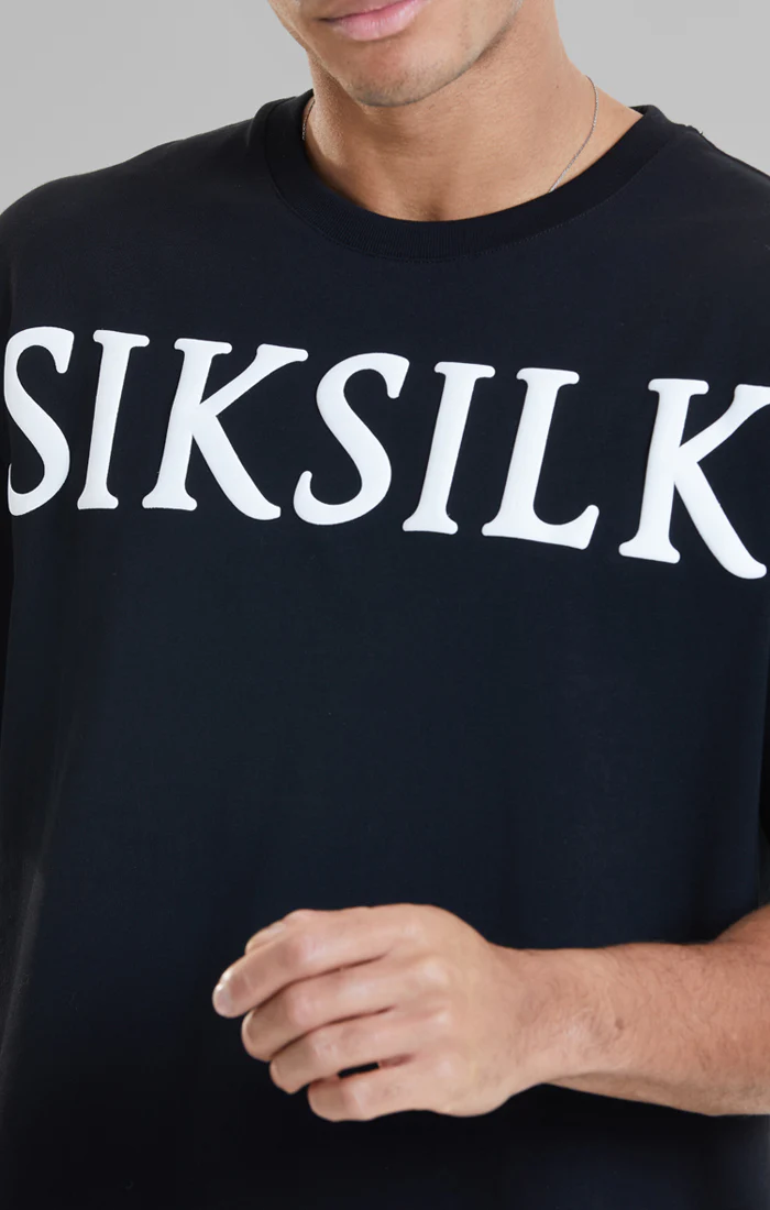 Black Relaxed Fit T-Shirt - Image 2