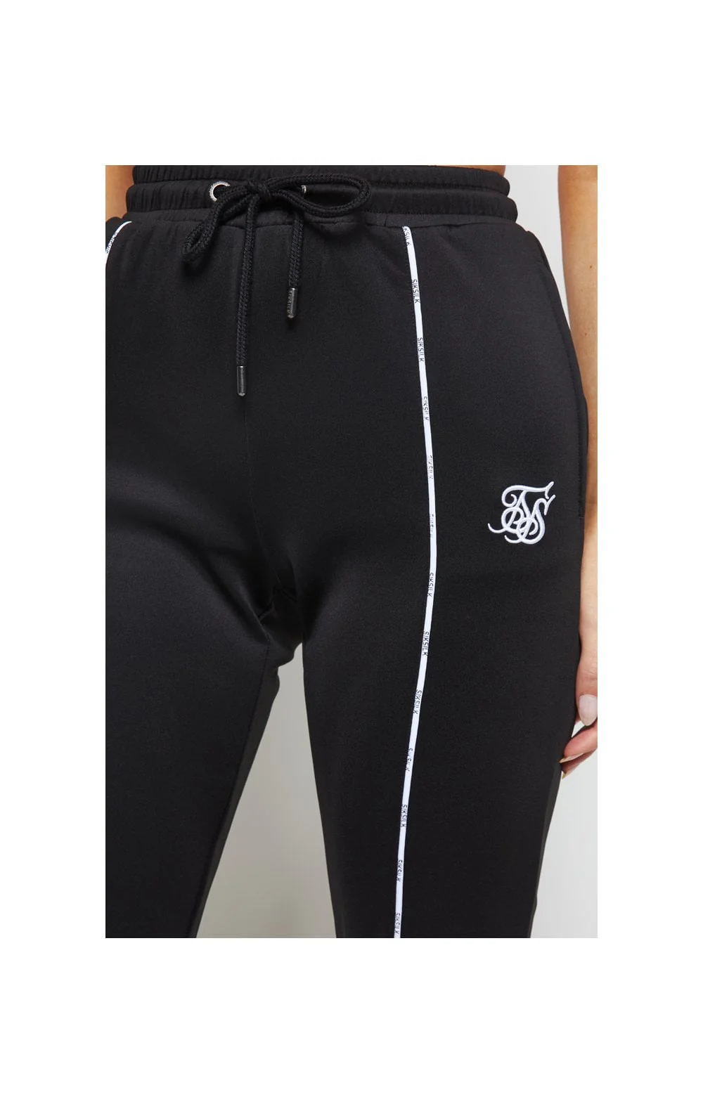 SikSilk Duality Track Pants – Black - Image 3