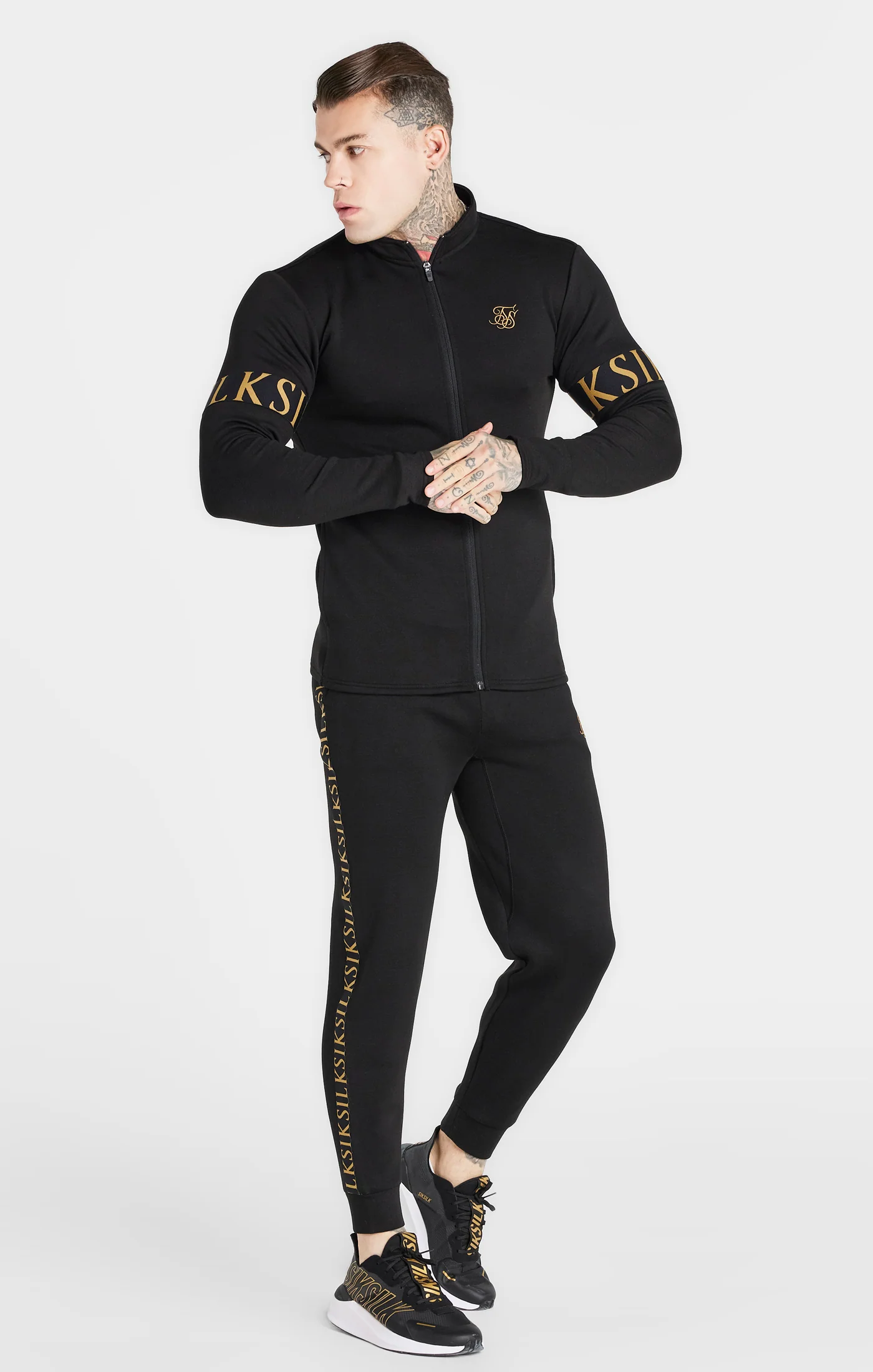 Black Dynamic Fitted Track Pant - Image 2