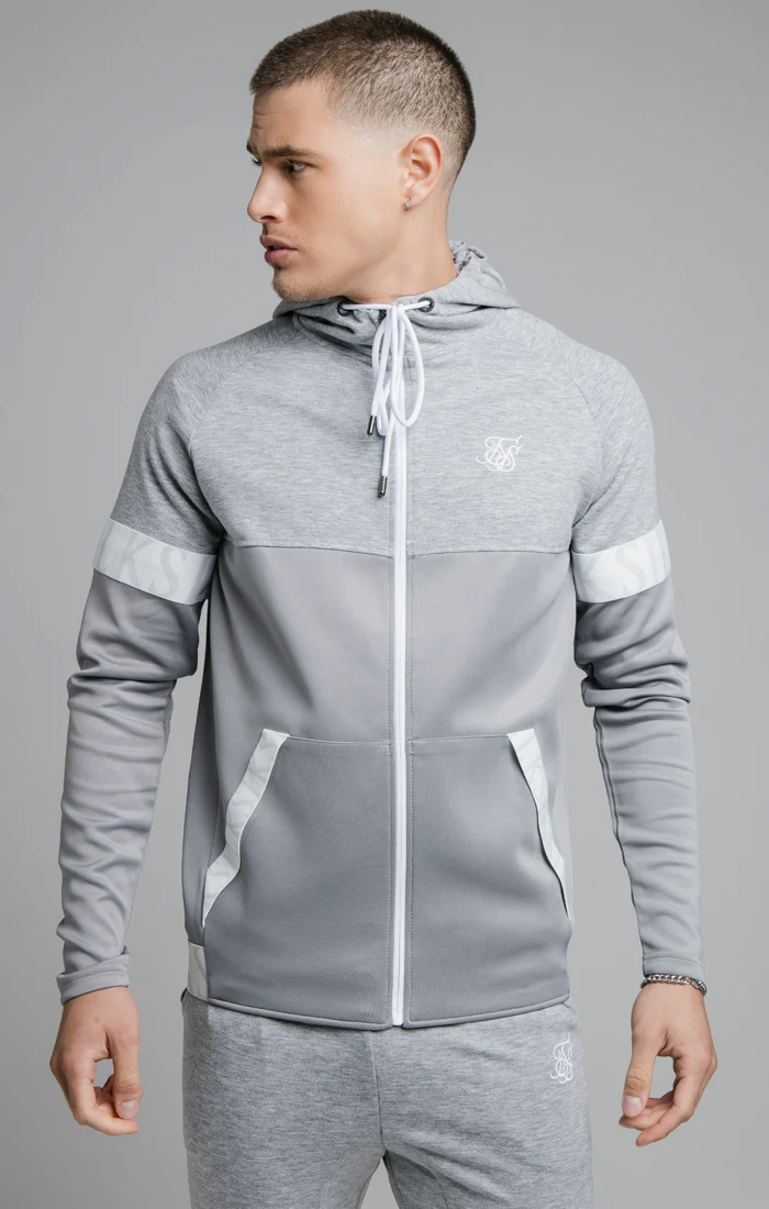 Green Dynamic Function Zip Through Hoodie