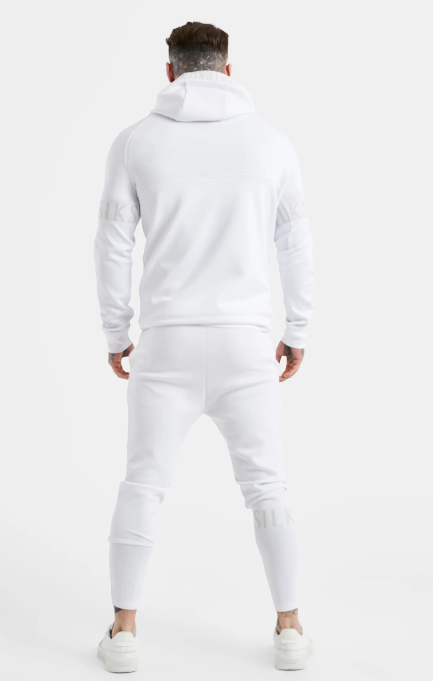 SikSilk Dynamic Overhead Hoodie  - White - Image 5