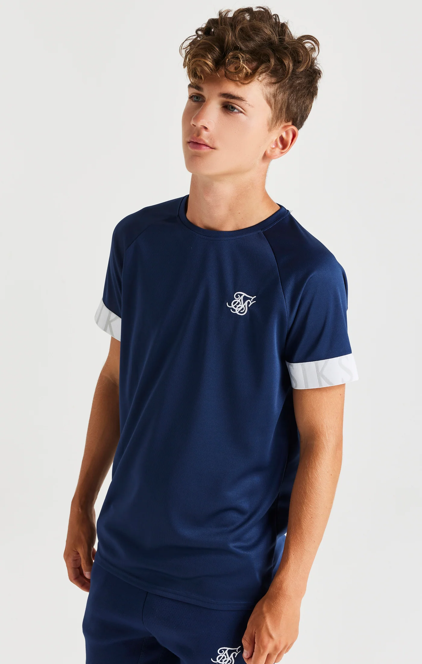 SikSilk Dynamic Tech Tee - Navy