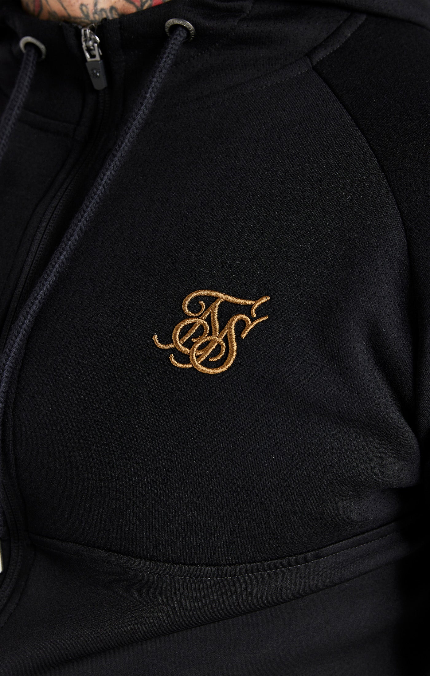 Black Dynamic Zip Through Hoodie - Image 3