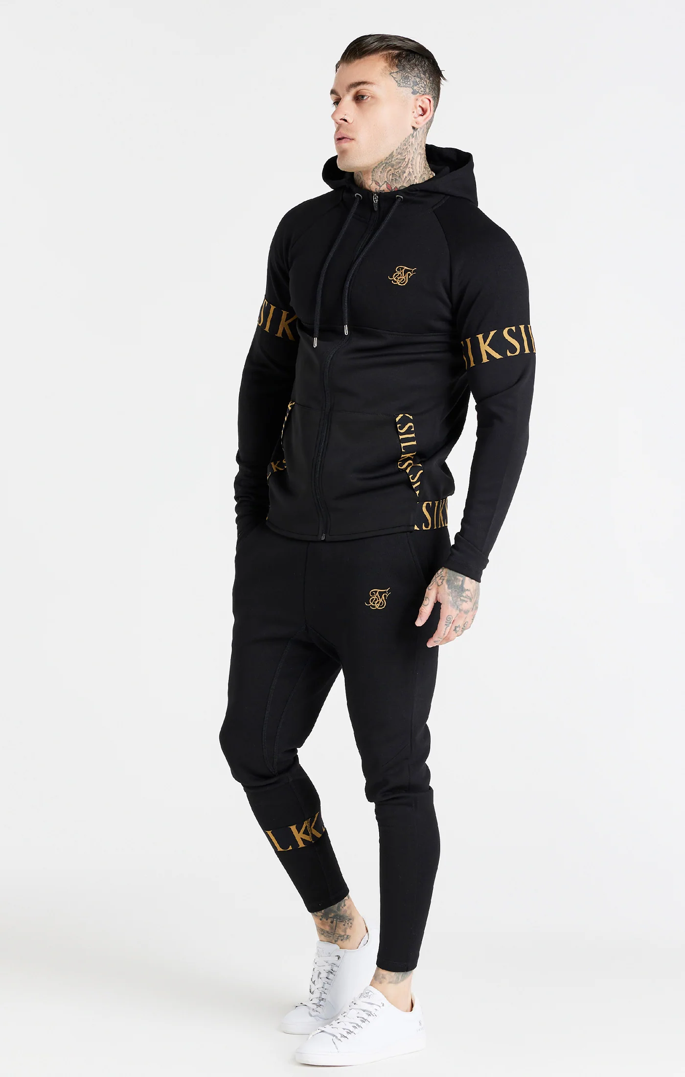Black Dynamic Zip Through Hoodie - Image 5