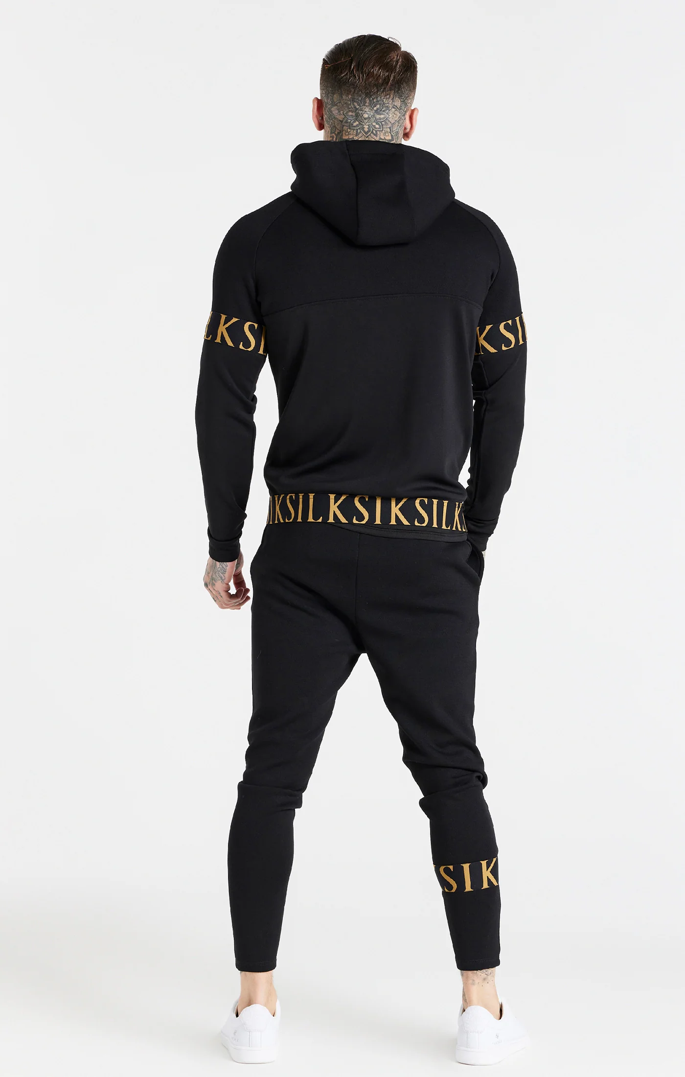 Black Dynamic Zip Through Hoodie - Image 6