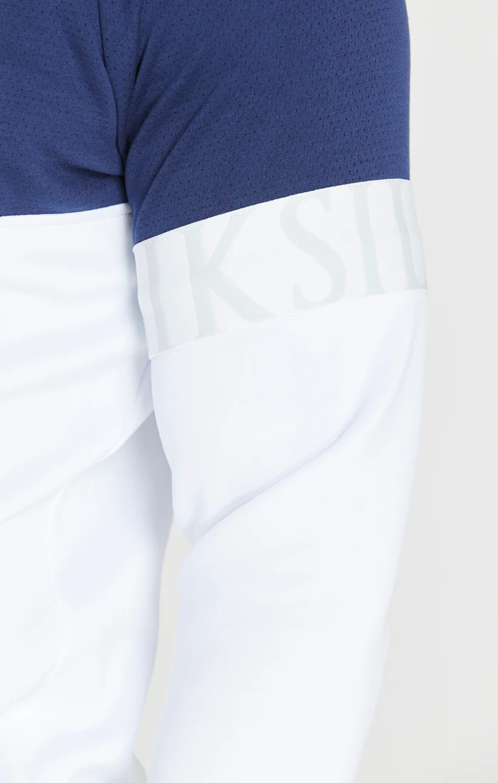 White Dynamic Zip Through Hoodie - Image 3