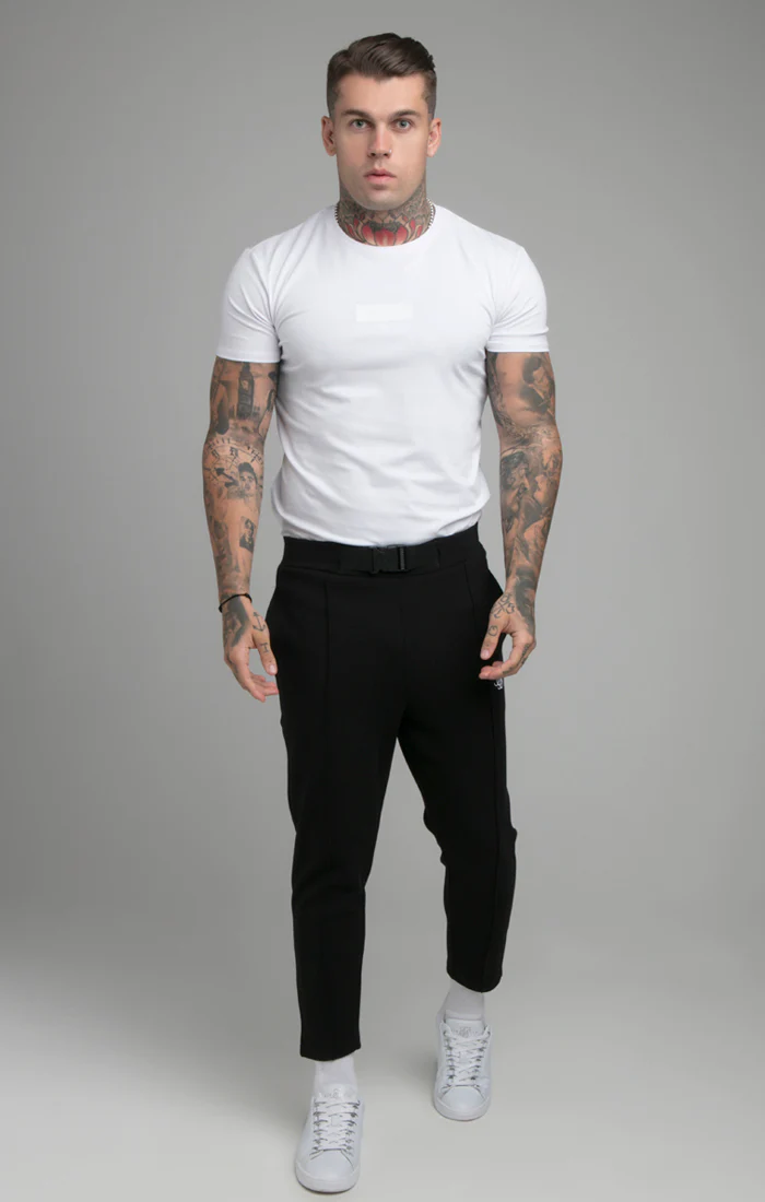 Black Elasticated Waist Pant - Image 4