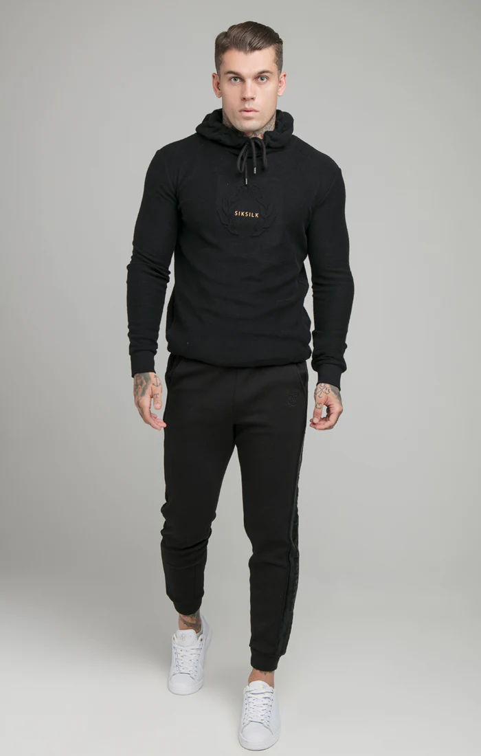 SikSilk Element Overhead Hoodie - Black - Image 3