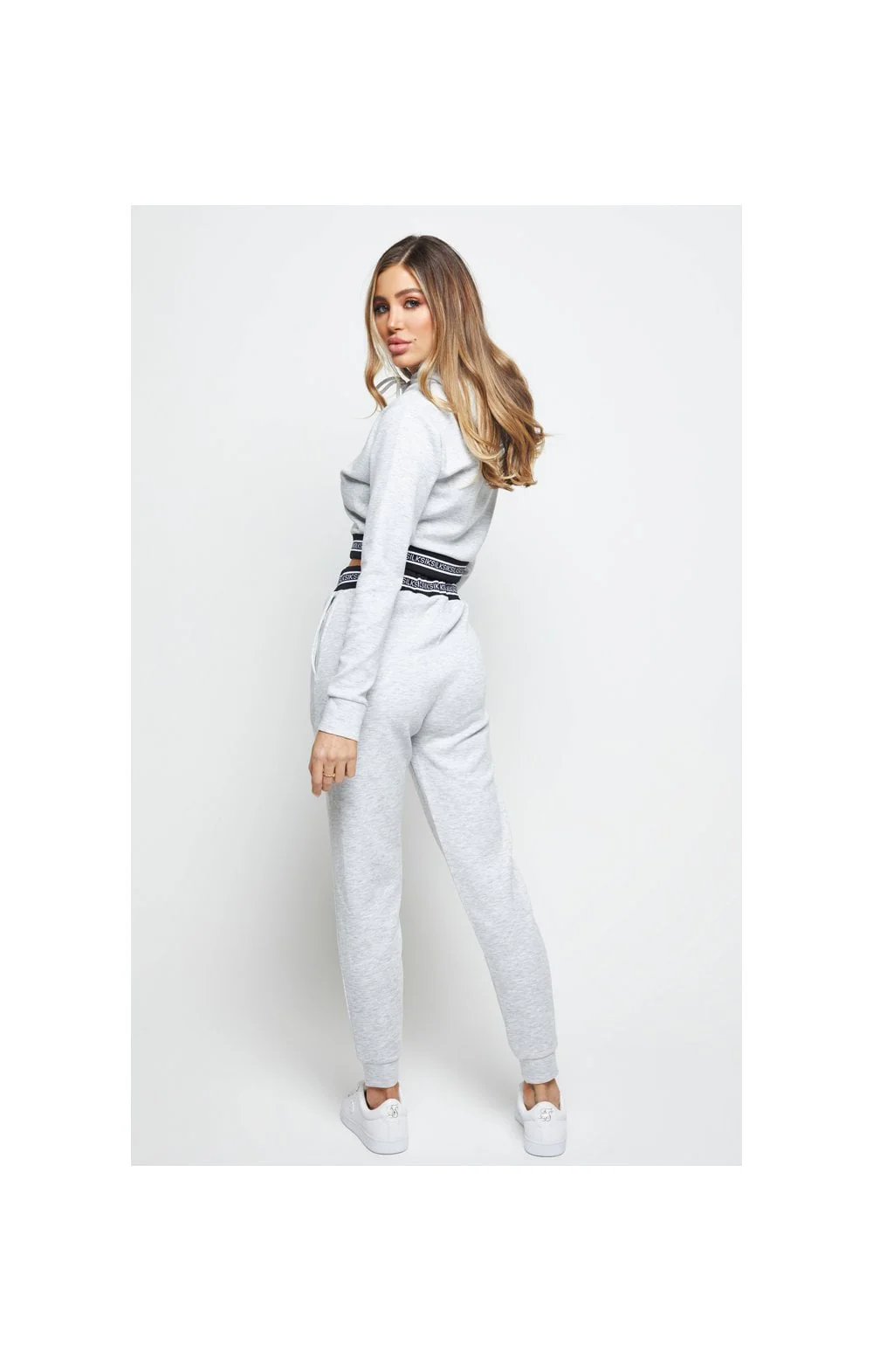 SikSilk Element Track Pants - Grey Marl - Image 6