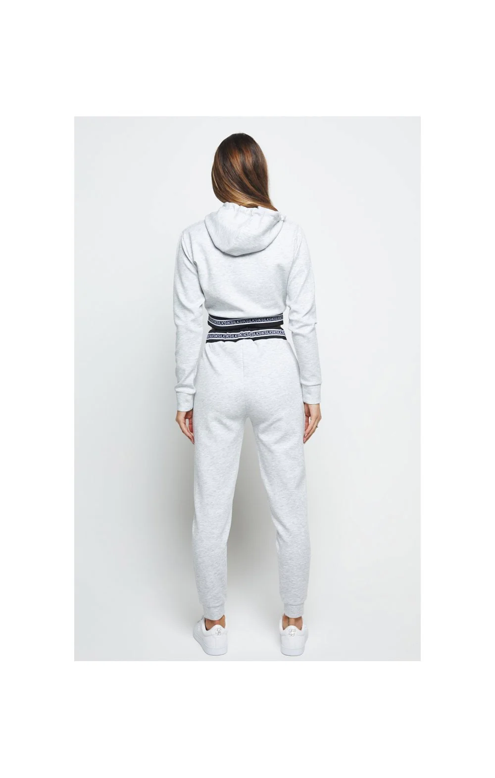 SikSilk Element Track Pants - Grey Marl - Image 7