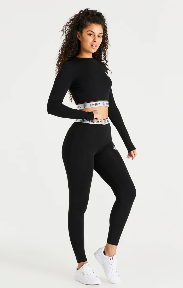 Black Crop T-Shirt - Image 4