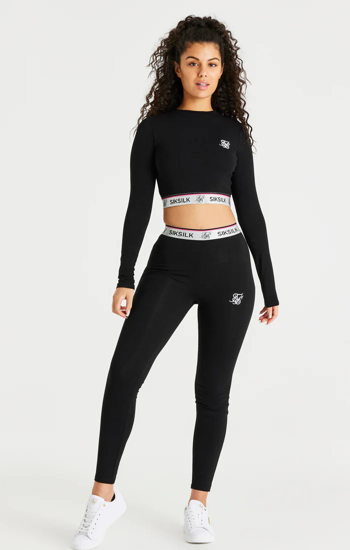 Black Crop T-Shirt - Image 5