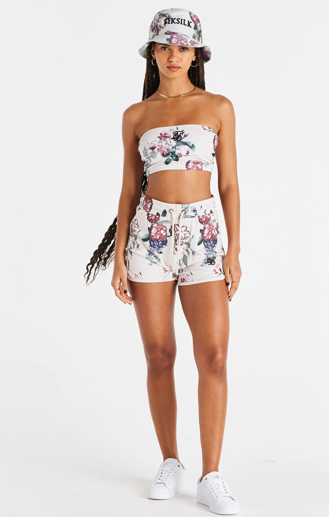 Ecru Floral Bandeau Top - Image 3