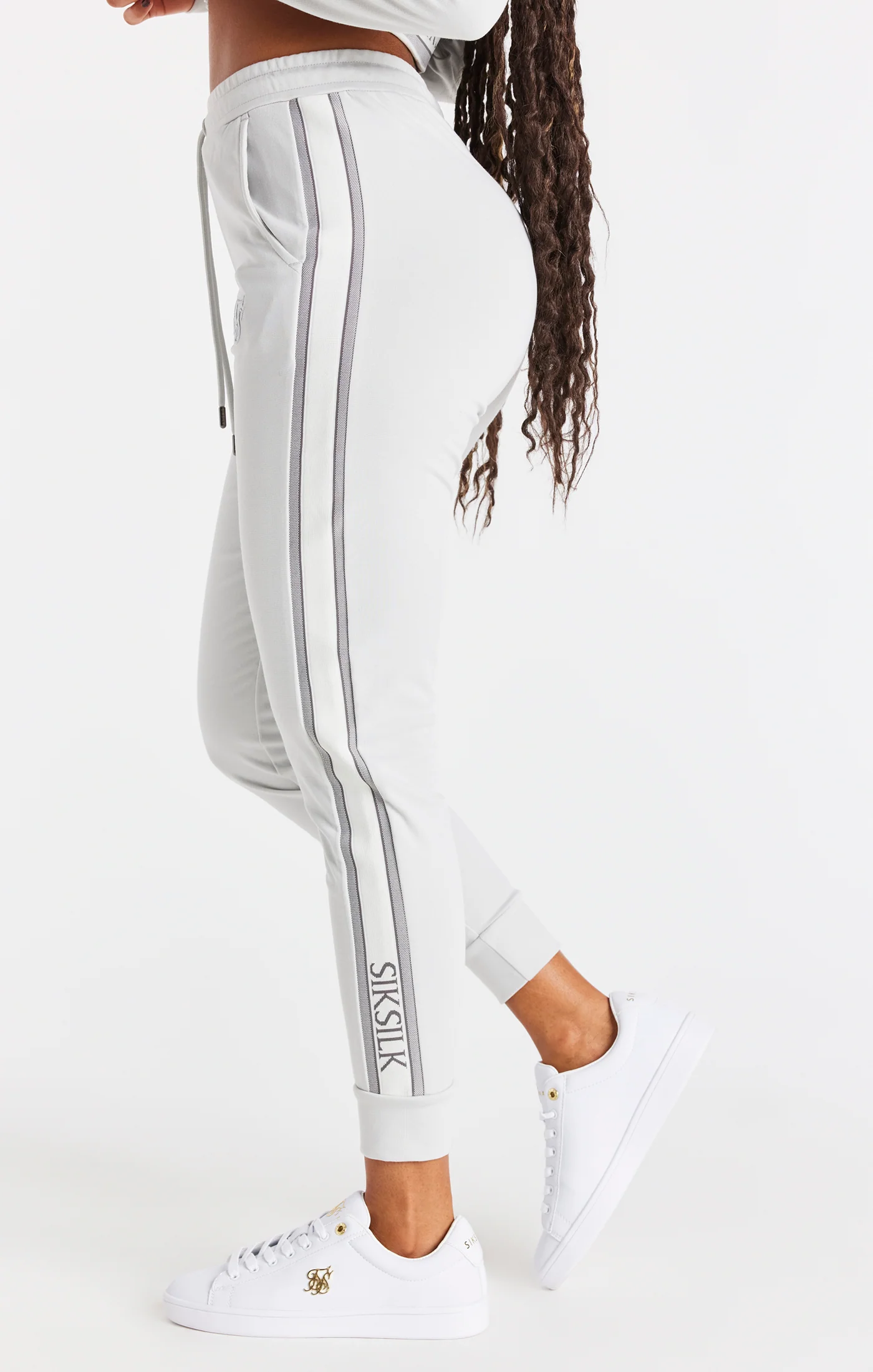 SikSilk Elevate Pants - Light Grey - Image 2