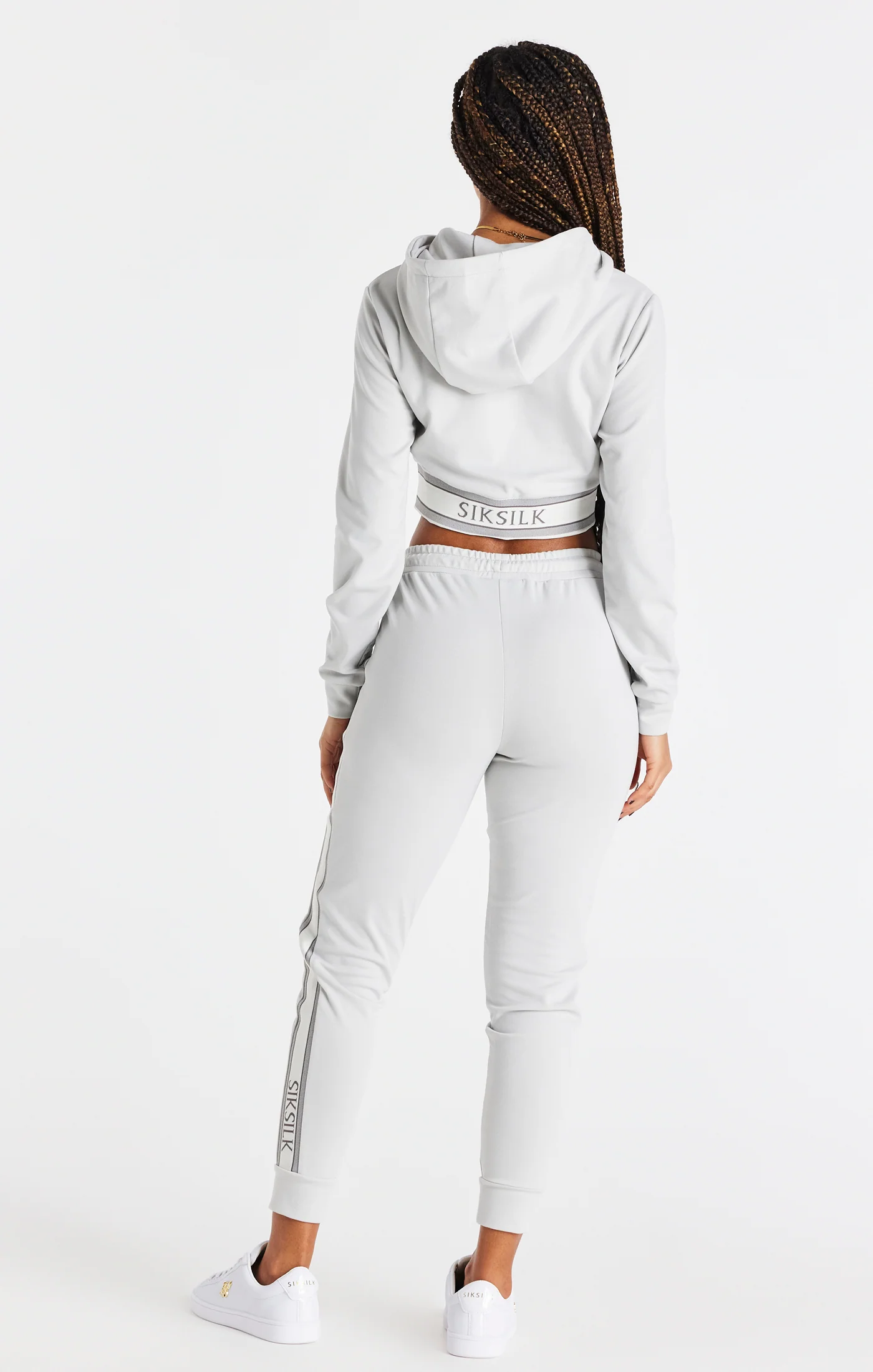 SikSilk Elevate Pants - Light Grey - Image 7