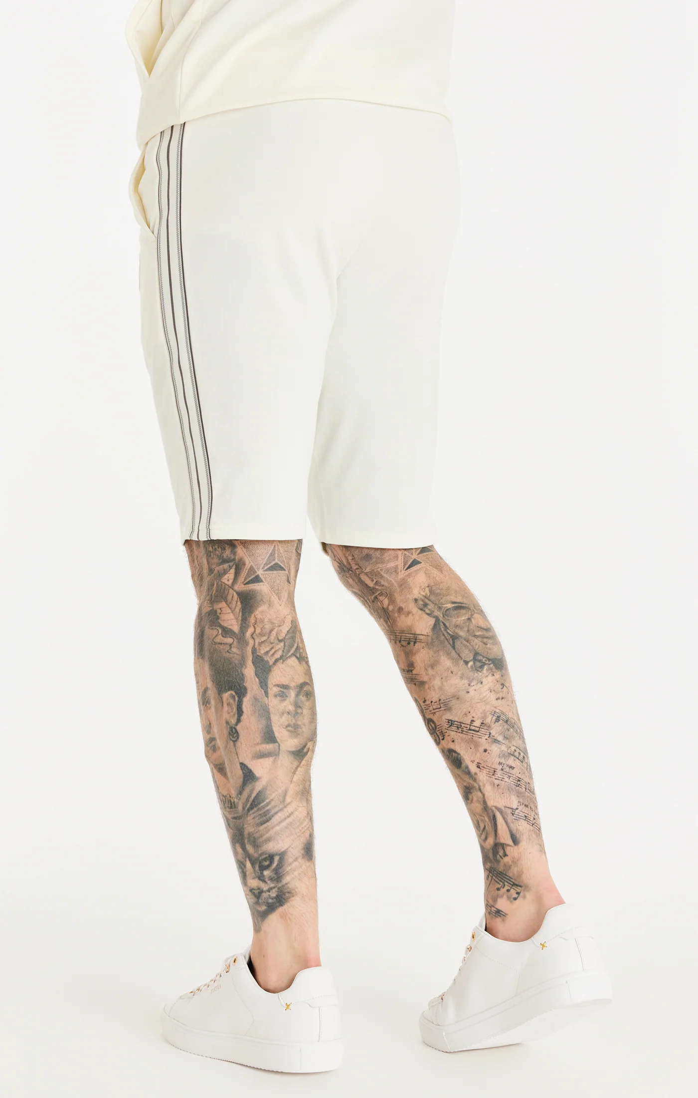 Ecru Tonal Taping Short - Image 3