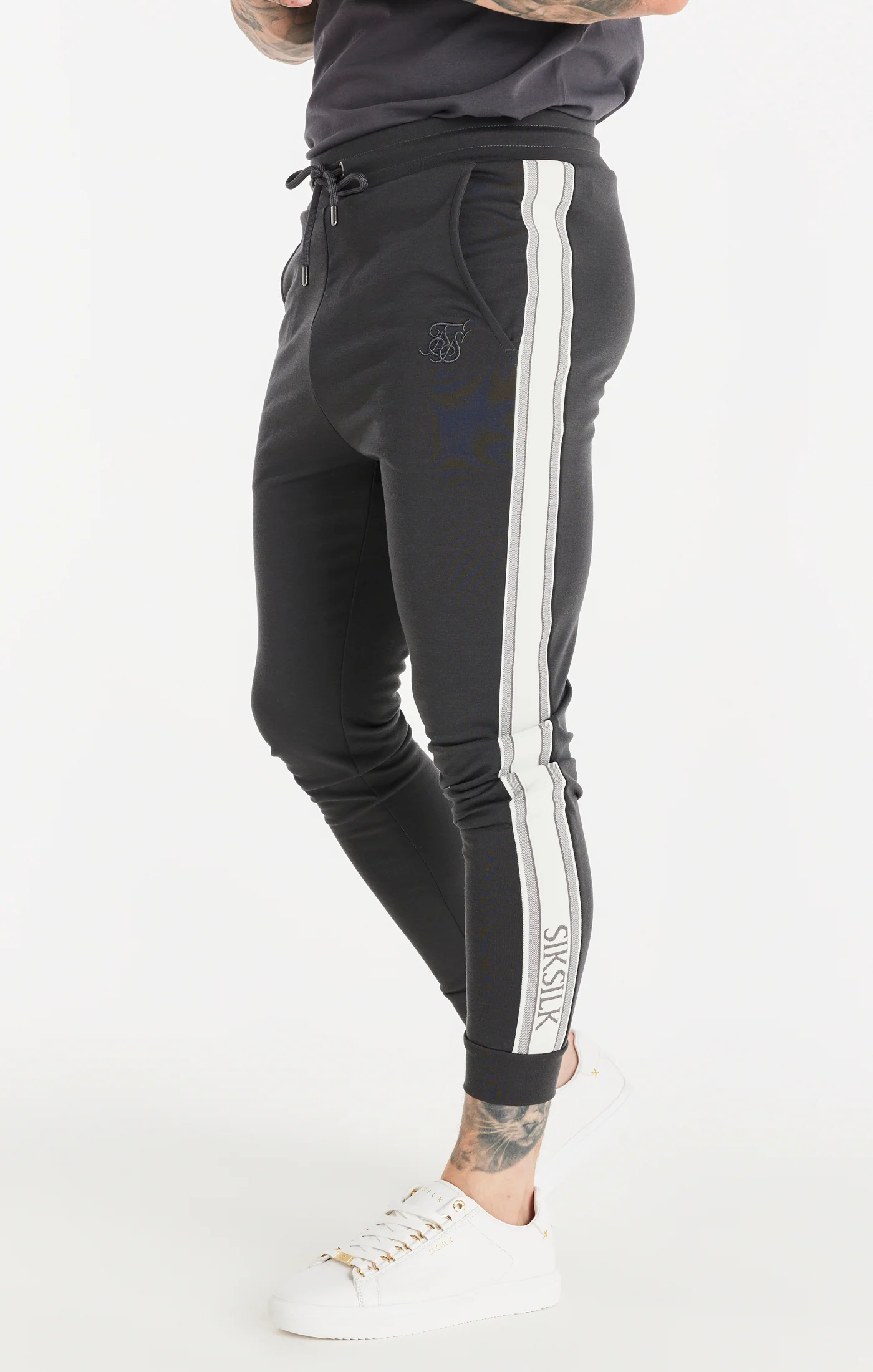 SikSilk Elevate Tape Pants - Grey