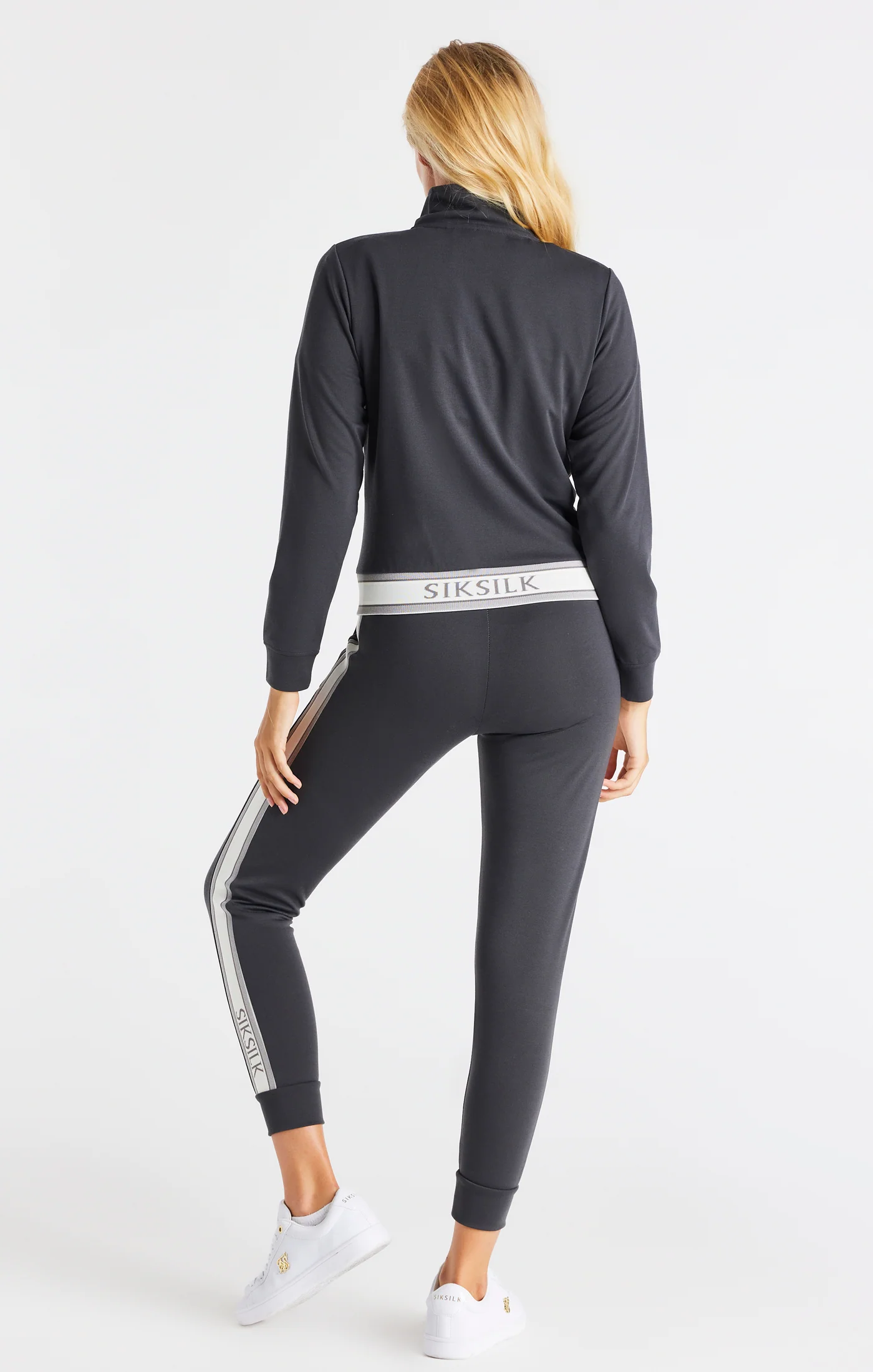 Grey Zip Track Top - Image 5