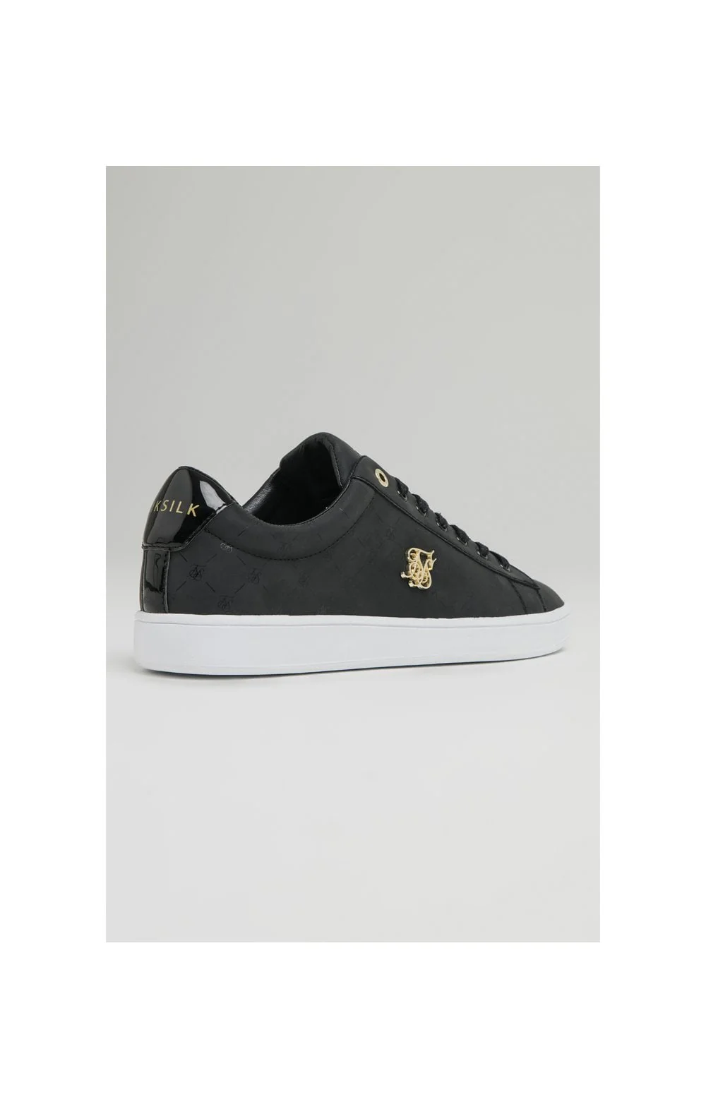 Black Low-Top Casual Monogram Trainer - Image 3