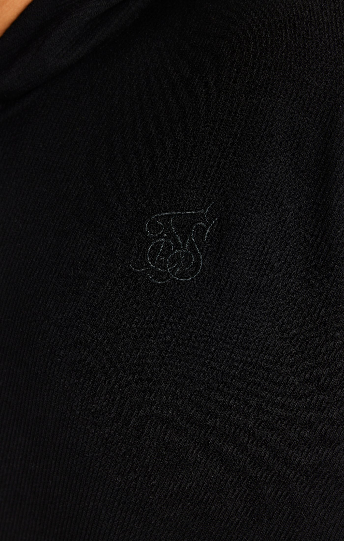 SikSilk Elite Textured Overhead Hoodie - Black - Image 2