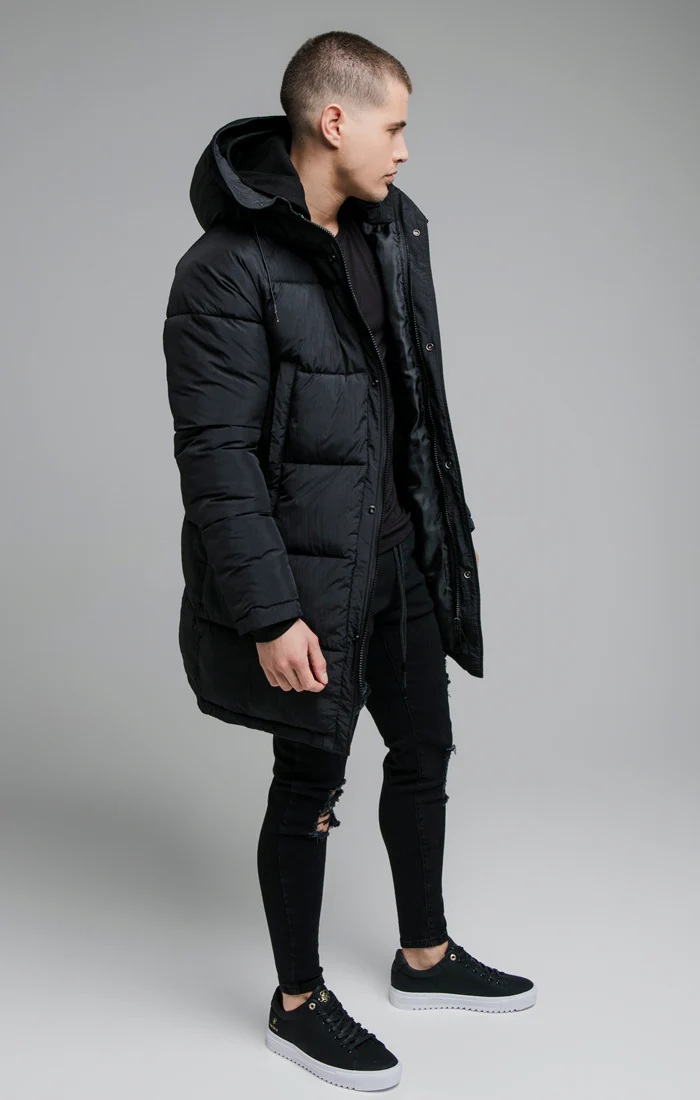 Black Elongated Parker - Image 2