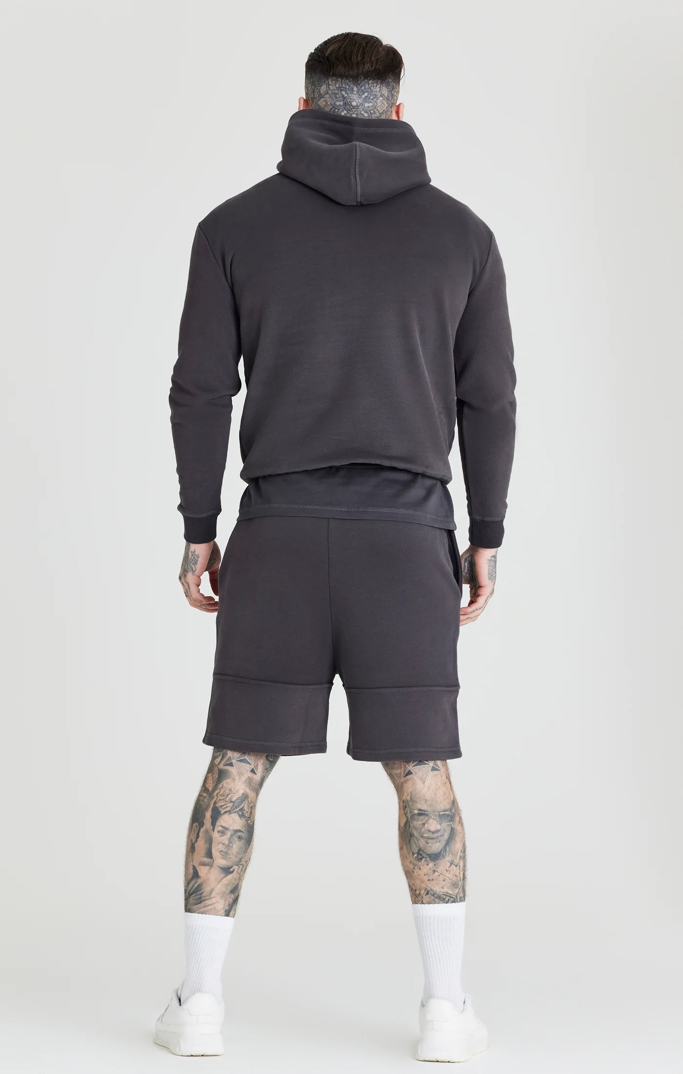 Black Foundation Embossed Hoodie - Image 5