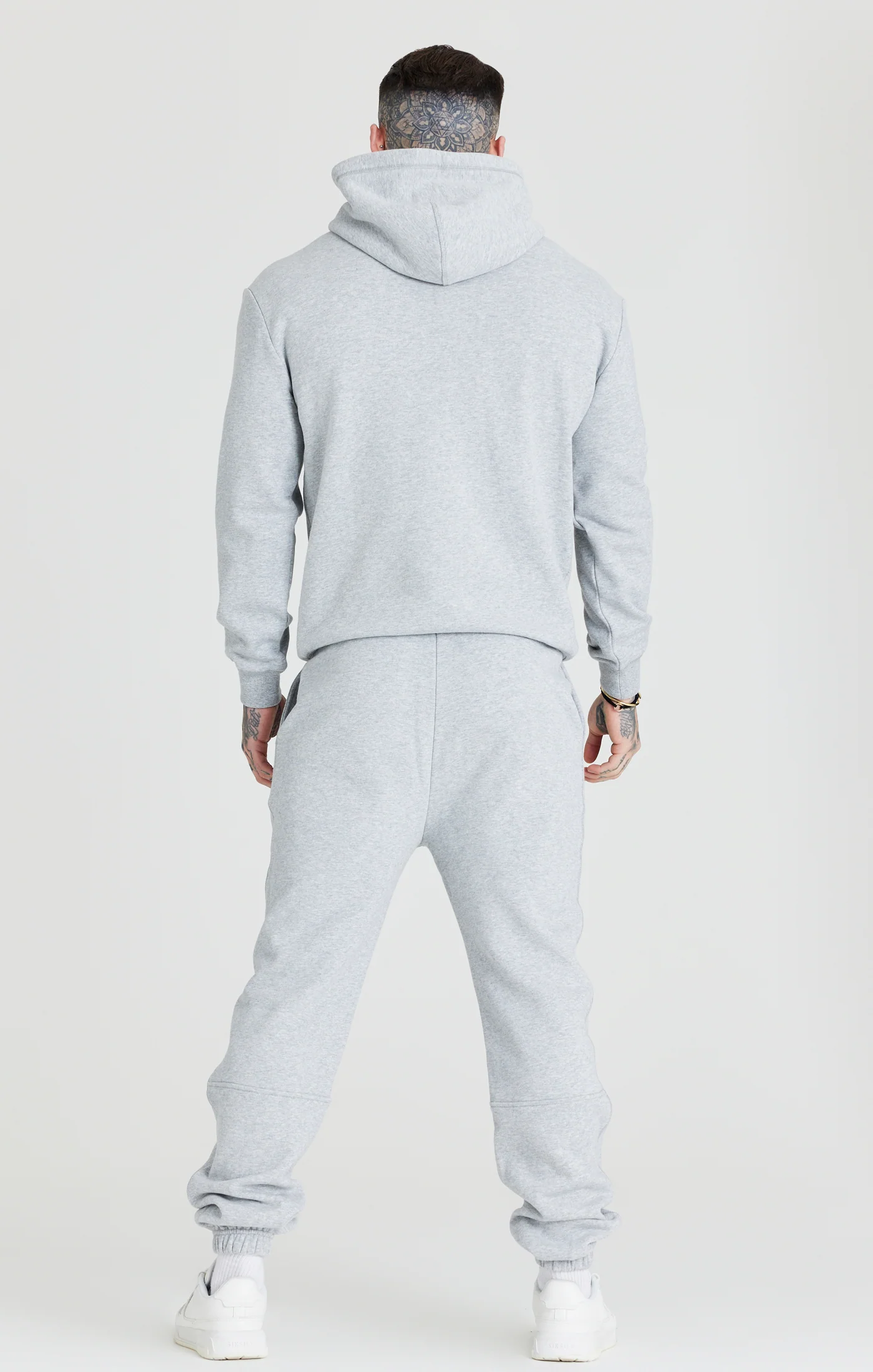 Grey Foundation Embossed Hoodie - Image 5