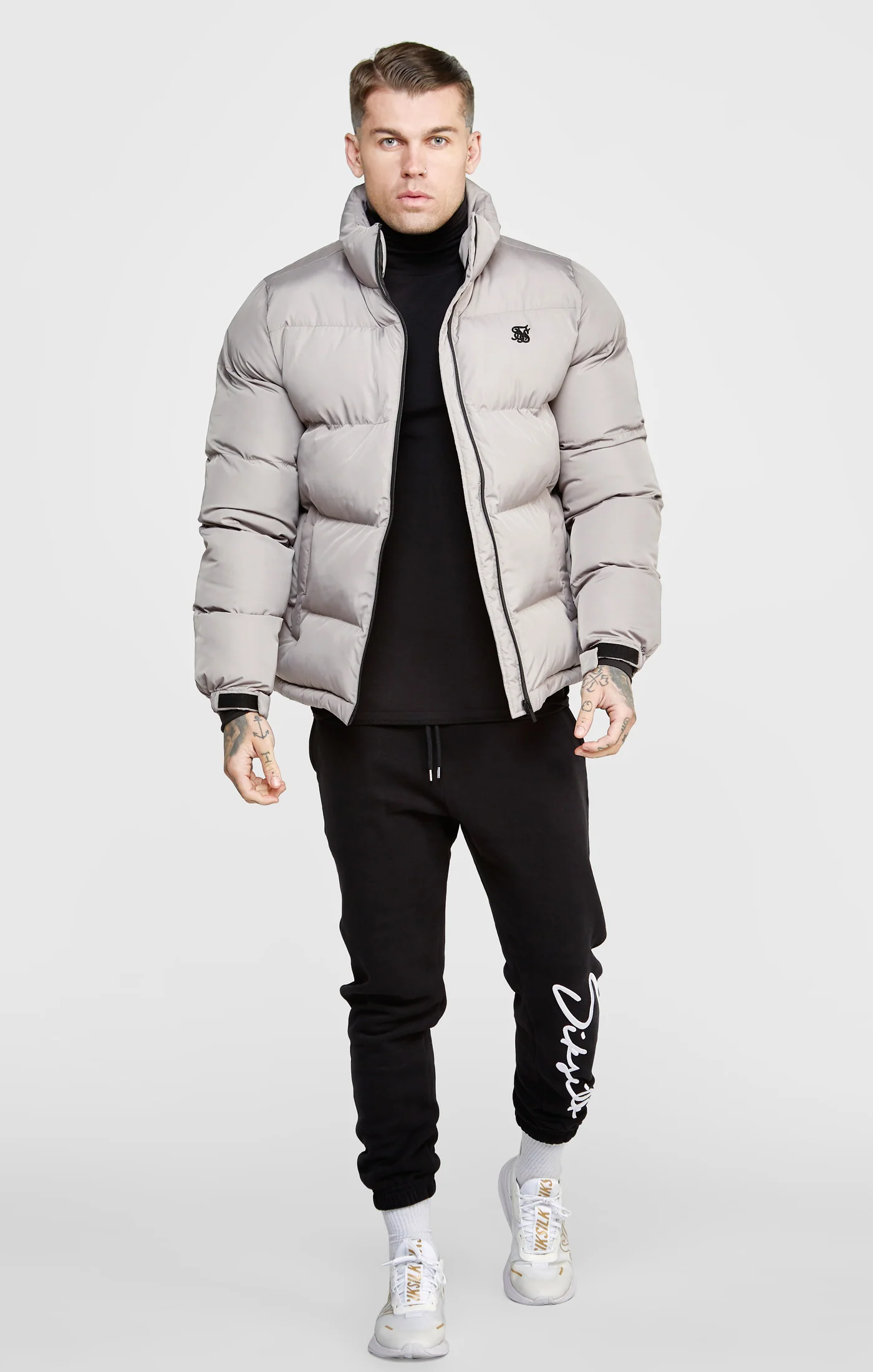 Stone Embossed Logo Bubble Jacket - Image 3