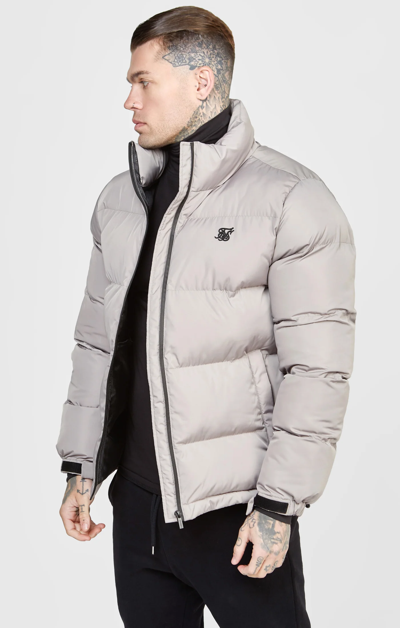 Stone Embossed Logo Bubble Jacket - Image 6