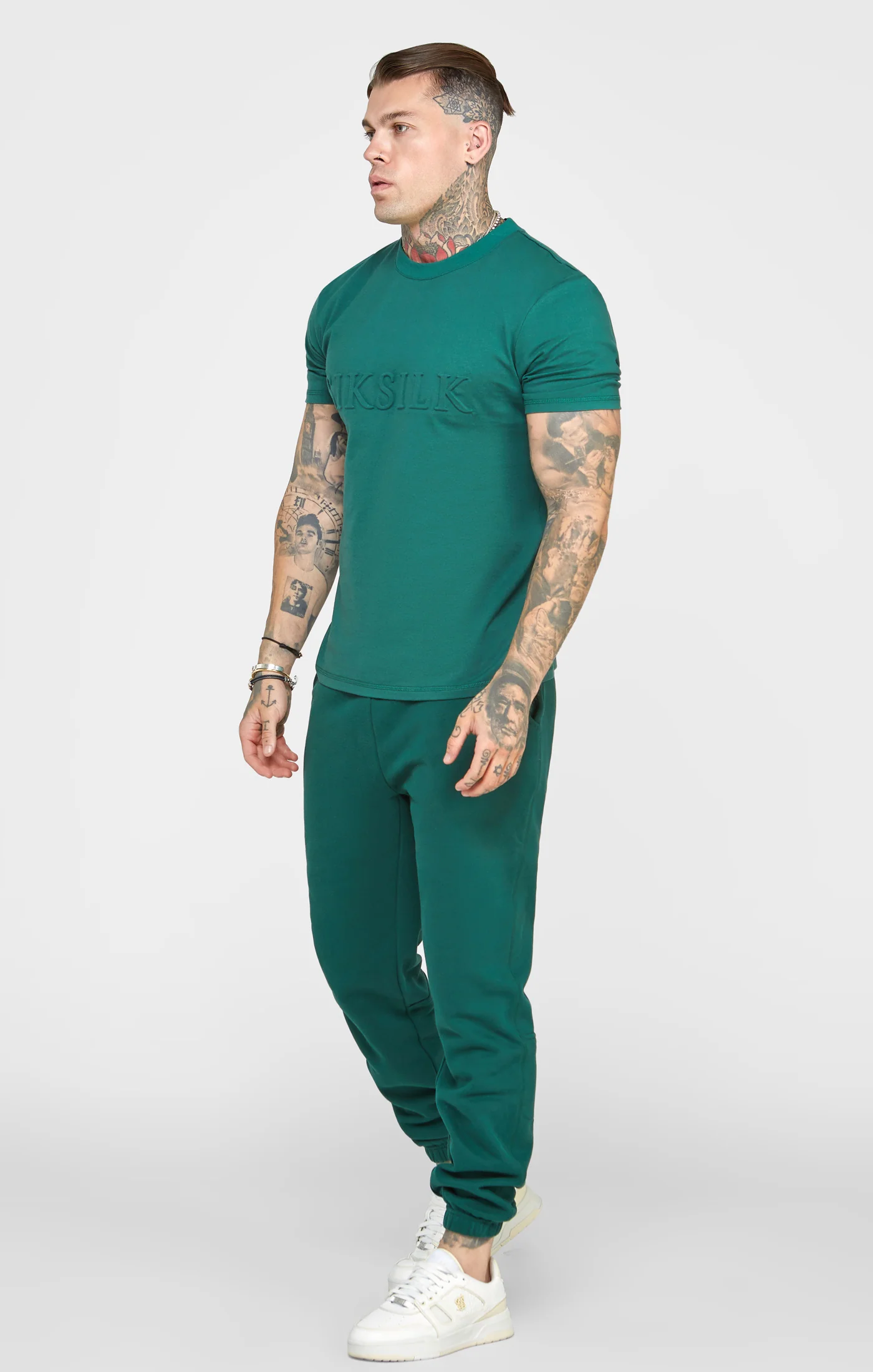 Green Embossed T-Shirt - Image 3