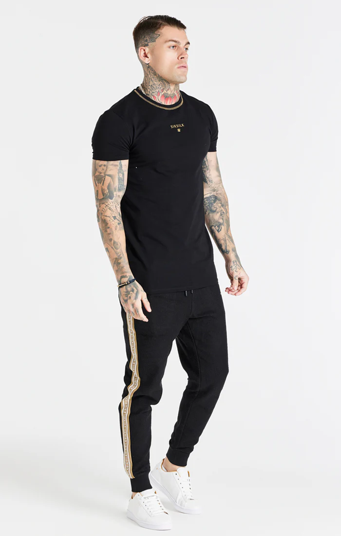 Black Eminent Loop Back Cuff Pant - Image 5