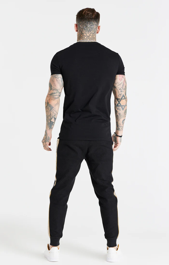 Black Eminent Loop Back Cuff Pant - Image 6