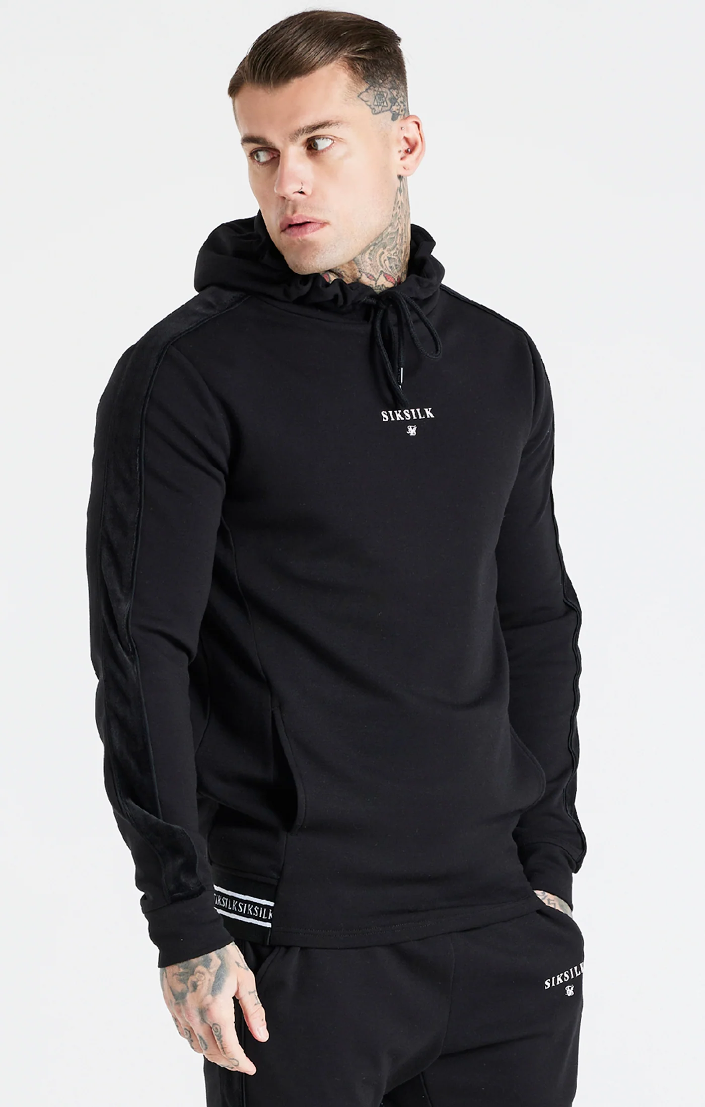 Black Overhead Hoodie