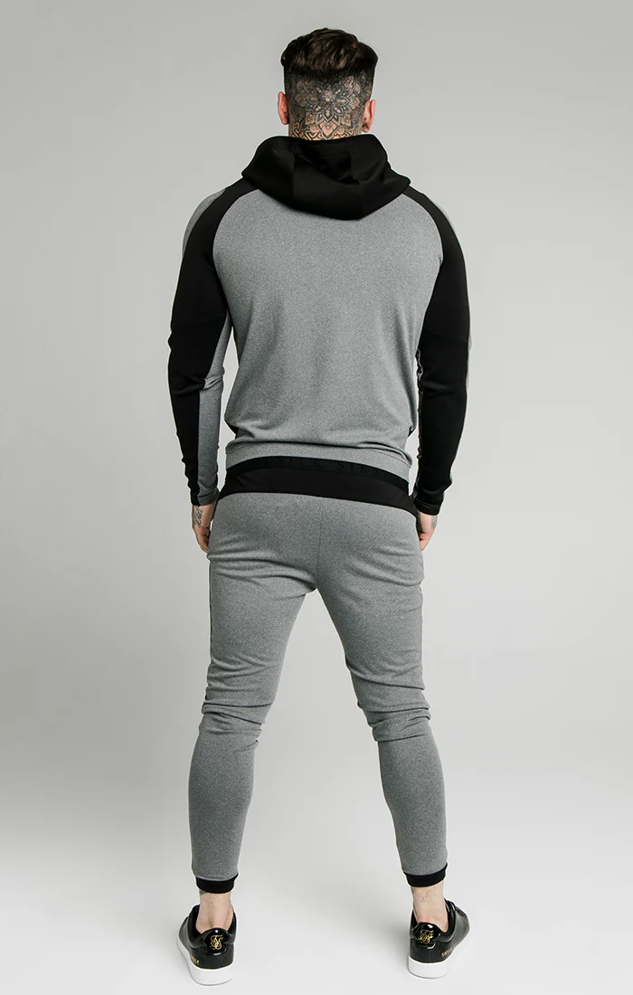 Grey Contrast Overhead Hoodie - Image 5