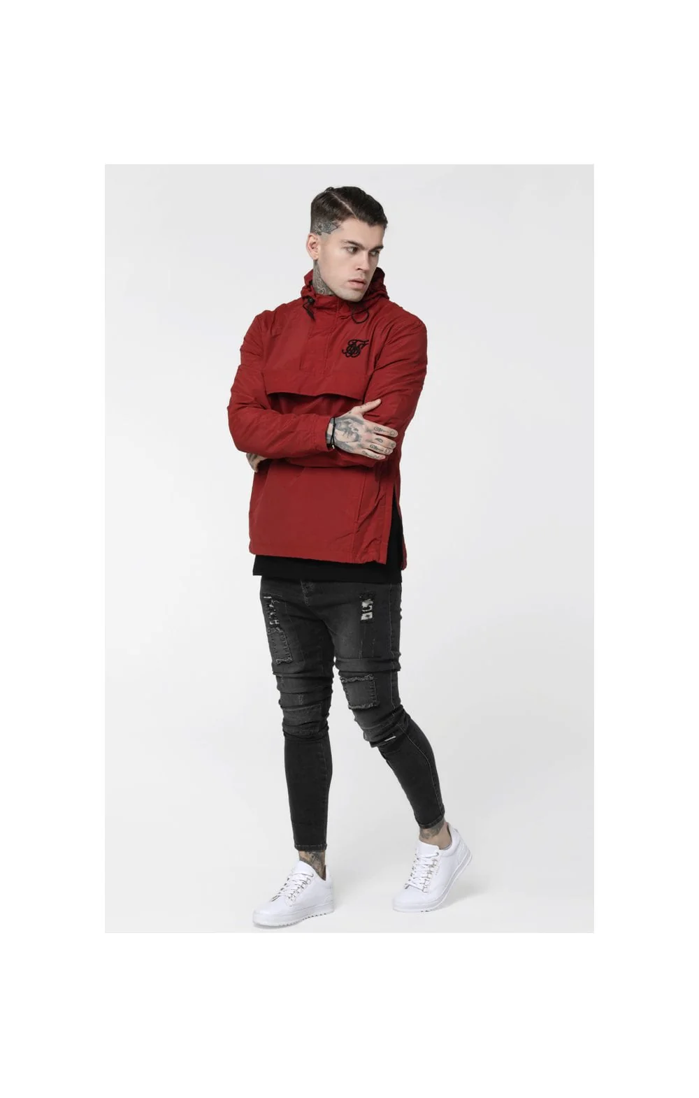 SikSilk Energy Windbreaker – Red - Image 2