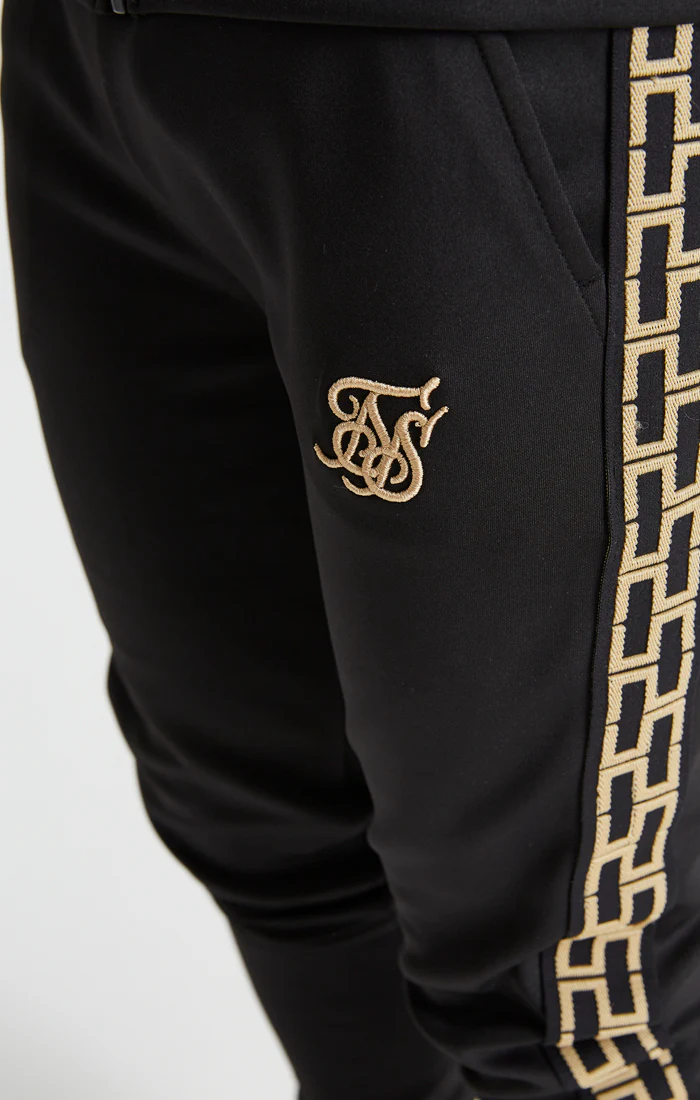 Boys Black Taped Jogger - Image 2
